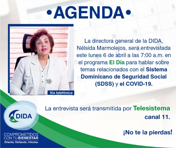 Agenda directora general Nélsida Marmolejos