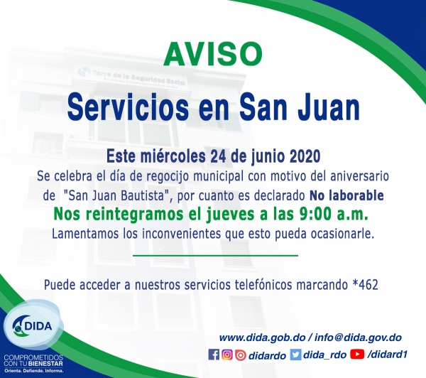 Servicios en OP San Juan