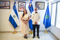 Titular DIDA, se reúne con el embajador dominicano en El Salvador
