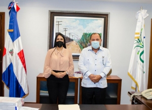La Directora General de la DIDA y el director del CEA y Bienes Nacionales establecen mesa de trabajo.