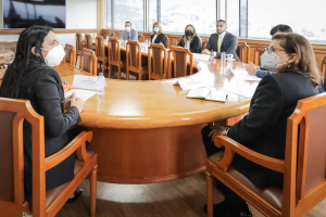 Procuradora Delegada para los Asuntos del Trabajo y de Seguridad Social en Colombia recibe delegación Dominicana encabezada por la Directora General de la DIDA, Carolina Serrata Méndez.
