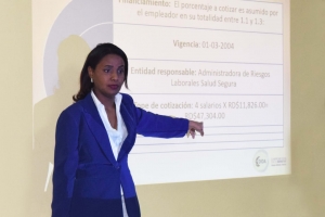 Zully Arias, coordinadora de Servicios en Línea DIDA